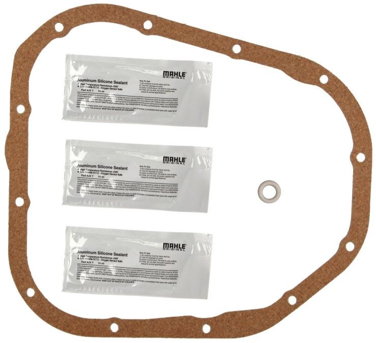 Clevite 77 Oil Pan Gasket, Cork Rubber, 0.05 Inch Thickness, 12 Bolt Holes, With Rtv Sealant/ Oil Drain Pan Plug Gasket – OS32237