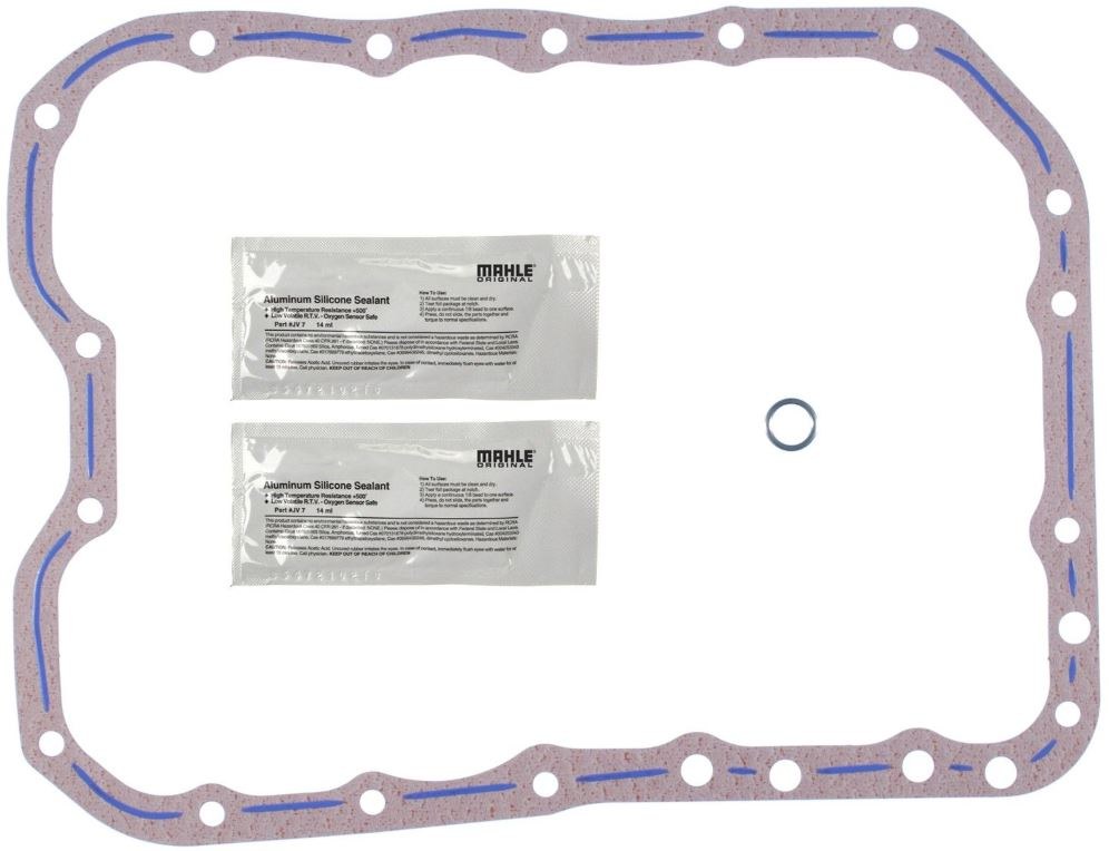 Clevite 77 Oil Pan Gasket, Paper, 0.1 Inch Thickness, 21 Bolt Holes, With Rtv Sealant/ Drain Plug Washer – OS32367