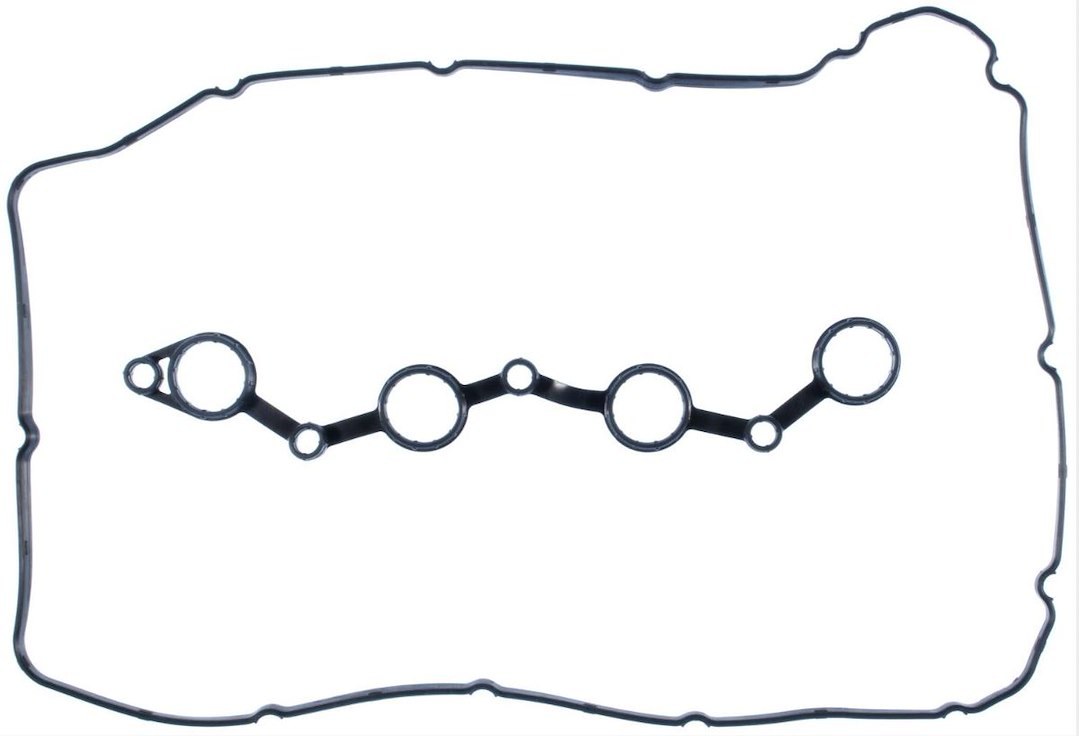 Clevite 77 Valve Cover Gasket, Molded Rubber, 0.14 Inch Thickness, With Spark Plug Tube Seal, 4 Mounting Hole – VS50557
