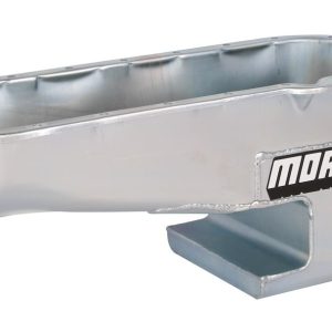 Moroso Oil Pan, Street Strip, For Use with 1980 and Earlier Small Block Chevy Engines, 6 Quarts, Without Windage Tray, Left Side Dipstick – 20211