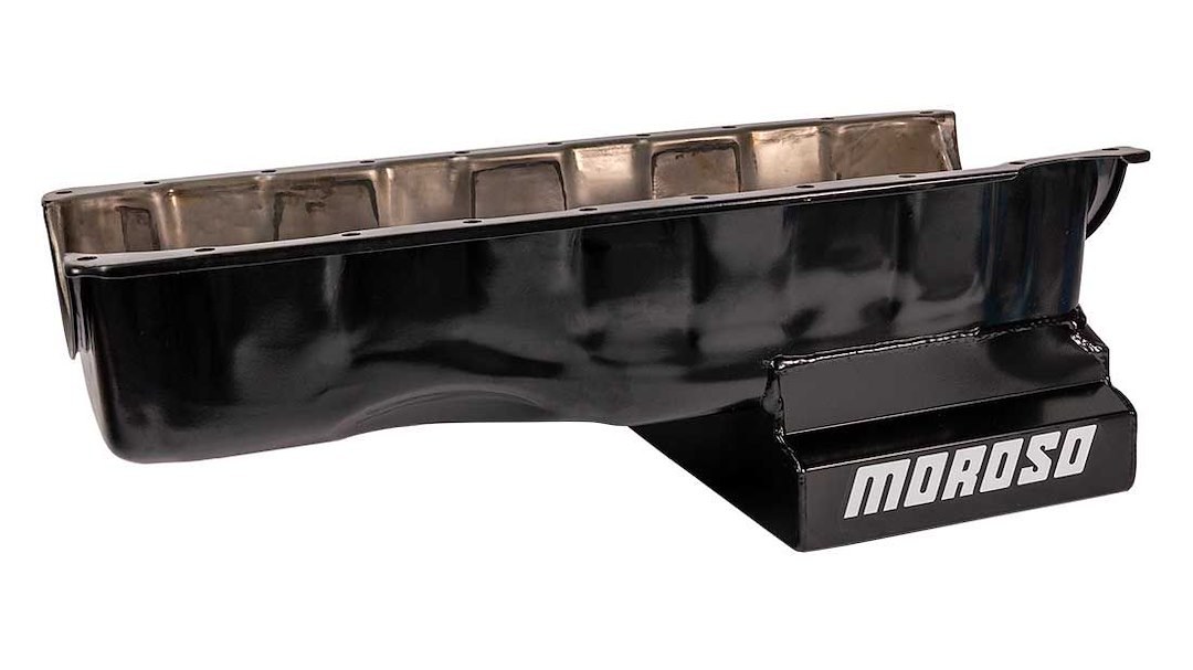 Moroso Oil Pan, For Use with Mark IV Big Block Chevy Engines, Street/ Strip, 6 Quarts, Without Windage Tray, Wet Sump – 20413