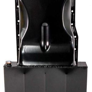 Moroso Oil Pan, Street Strip, For Use with Ford 351W Engine Blocks Without Front and Rear 4 Bolt Main Caps, 7 Quart Capacity, Front Sump – 20507