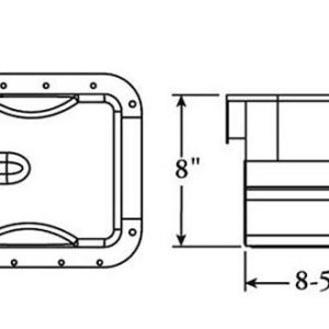 Moroso Oil Pan, Street Strip, For Use with Ford 351W Engine Blocks Without Front and Rear 4 Bolt Main Caps, 7 Quart Capacity, Front Sump – 20507
