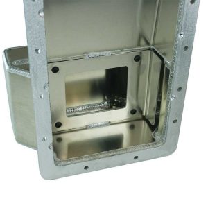 Moroso Oil Pan, For Use with Chrysler 6.2L and Gen 3 Hemi Engines with the Hellcat Front Timing Cover, Drag Race, 5 Quarts, Wet Sump Rear – 21165