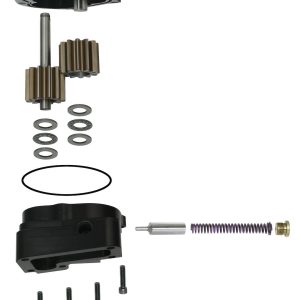 Moroso Oil Pump, Big Block Chevy/ with Up to 4-3/4 Inch Stroke with Aluminum Rods, Wet Sump, High Volume Pump with Pickup, Billet Aluminum – 22163