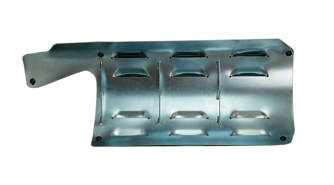 Moroso Oil Pan Windage Tray, For Use with Big Block Chevy V VI Engines, Louvered Type, Clear Zinc, Steel – 23148