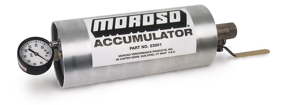 Moroso Oil Pressure Accumulator, 1.5 Quart – 23901
