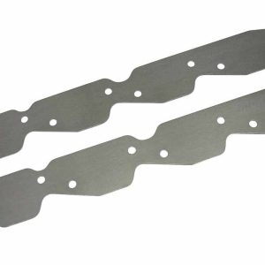 Moroso Exhaust Pipe Cutout Block Off Plate, For Use with Mark IV Big Block Chevy Engines with Conventional Heads, Storage Plates, Aluminum – 25160