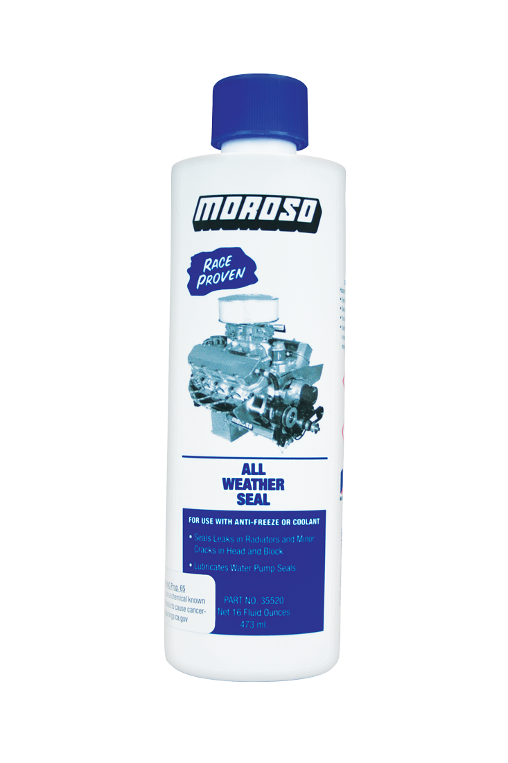 Moroso Engine Block Sealant, All Weather Seal, 16 Ounce Bottle – 35520