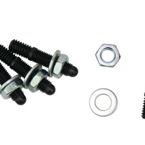 Moroso Carburetor Stud Kit, Carburetor with 1/2 Inch Thick Flange Base, 5/16 Inch-18 Thread, 1-3/8 Length – 37950