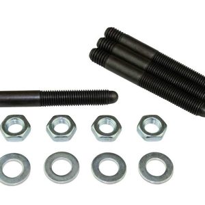 Moroso Carburetor Stud Kit, Carburetor with 1/2 Inch Thick Flange Base with a 1 Inch Spacer or 2-1/2 Inch Spacers, 5/16 Inch – 18 Thread – 37960