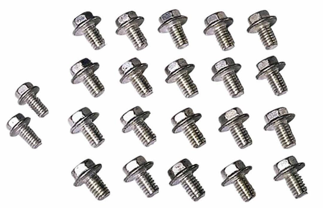 Moroso Oil Pan Stud, Bbc, Pontiac V8, Hex Head, Cadmium Plated, Grade 8 Steel – 38560