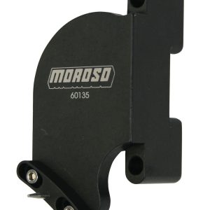 Moroso Timing Tab, For Use with Big Block Chevy Engines, 7 Inch Balancer, Adjustable, Black Anodized, Aluminum – 60135