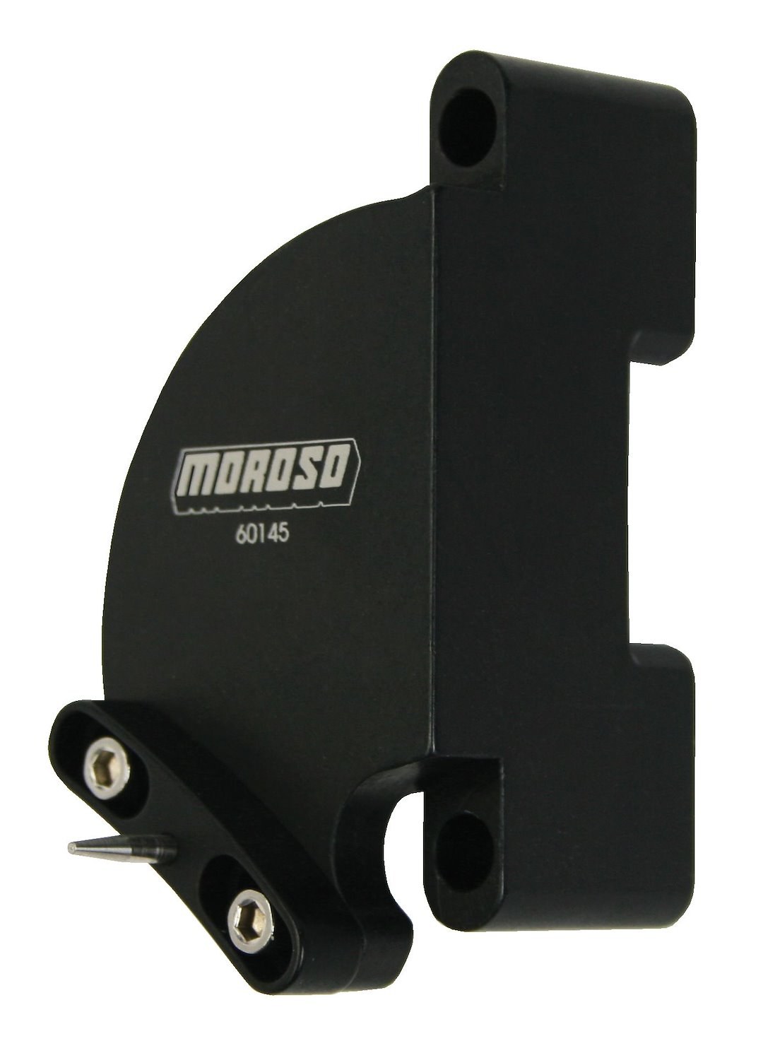Moroso Timing Tab, For Use with Big Block Chevy Engines, 8 Inch Balancer, Adjustable, Black Anodized, Aluminum – 60145