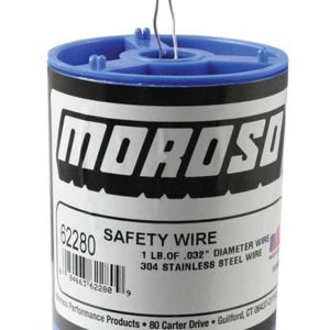 Moroso Safety Wire, 0.032 Inch Diameter 304 Stainless Steel Wire, 1 Pound Container – 62280