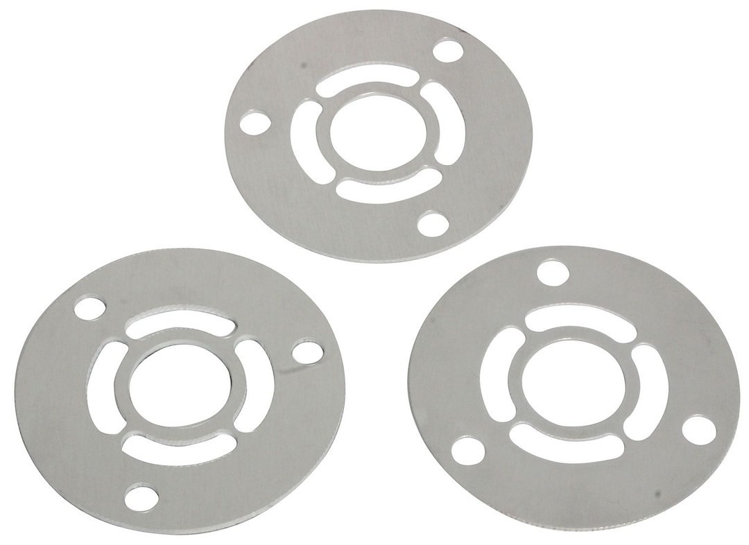 Moroso Crankshaft Spacer Ring, Small Block and Big Block Chevy, 3 Shims, One 1/16 Inch One 1/8 Inch and One 3/16 Inch – 64031
