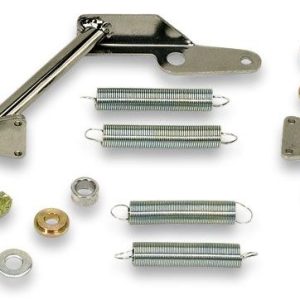 Moroso Carburetor Throttle Return Spring, Chrome, One Set of Heavy and One Set of Light Springs – 64927