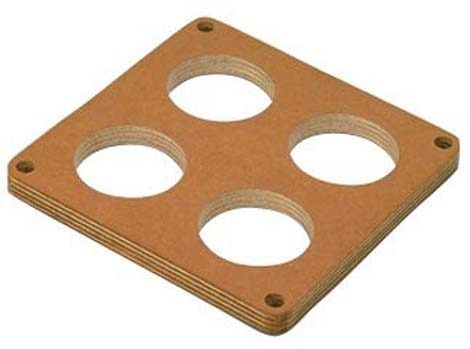 Moroso Carburetor Spacer, Holley Dominator, Open Plenum, 1/2 Inch Thick, Wood – 65017