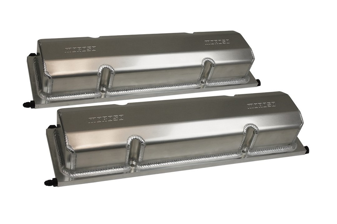 Moroso Valve Cover, Small Block Chevy, Billet Alluminum, With Oilers – 68332