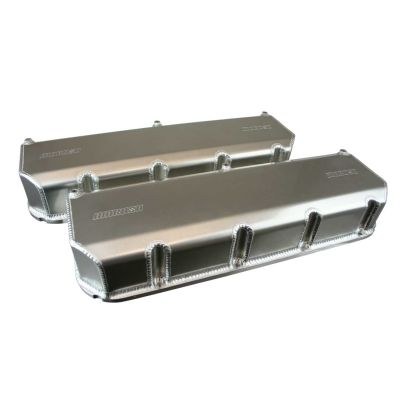 Moroso Valve Cover, 3-1/4 Inch Tall, Broad Flat Surface Top, Aluminum, Set of 2 – 68340