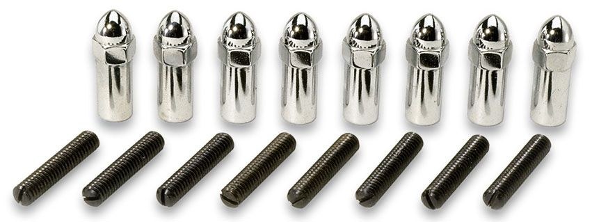 Moroso Valve Cover Stud, Chevy Small Block or AN Y Valve Cover Using 1/4 Inch – 20 Hold Downs, 1-3/8 Inch Length – 68561