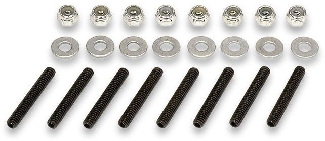 Moroso Valve Cover Stud, Chevy Small Block, 1-3/4 Inch Length, 1/4 Inch – 20 Thread, Hex Head – 68820