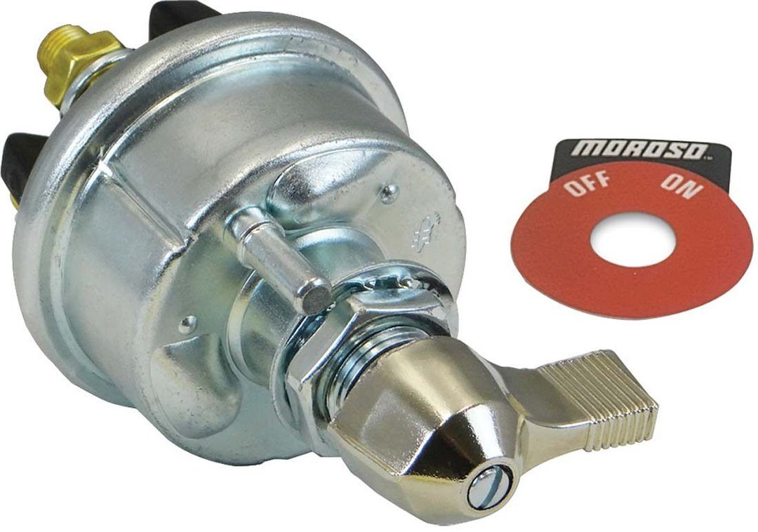 Moroso Battery Disconnect Switch, Quick Disconnect Switch, 125 Amp Continuous/ 750 Amp Intermittent – 74108