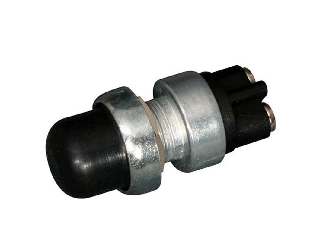 Moroso Push Button Switch, Momentary, 35 Amps, Panel Mount – 74120