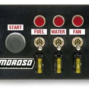 Moroso Switch Panel, 1 Switch Panel, Black – 74131