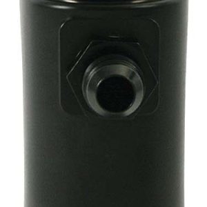 Moroso Catch Can, For Storing Excess Oil, 7-1/2 Inch Height X 3-1/8 Inch Diameter, Single 10AN, Polyethylene, 2 Inch Filter – 85402