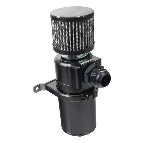 Moroso Catch Can, Capture the Excess Crankcase Vapors and the Residual Oil Mist from Reentering the Intake Track – 85413