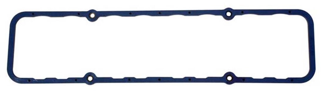 Moroso Valve Cover Gasket, 40 Durometer 100 Percent Pure Silicone Molded Over and Vulcanized to a Rigid Steel Frame, 3/16 Inch Thick, Set of 2 – 93020