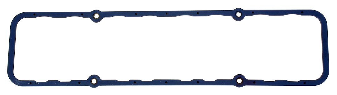 Moroso Valve Cover Gasket, 40 Durometer 100 Percent Pure Silicone Molded Over and Vulcanized to a Rigid Steel Frame, 3/16 Inch Thick, Set of 2 – 93021