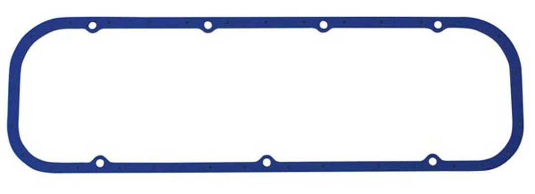 Moroso Valve Cover Gasket, 40 Durometer 100 Percent Pure Silicone Molded Over and Vulcanized to a Rigid Steel Frame, 3/16 Inch Thick, Set of 2 – 93040