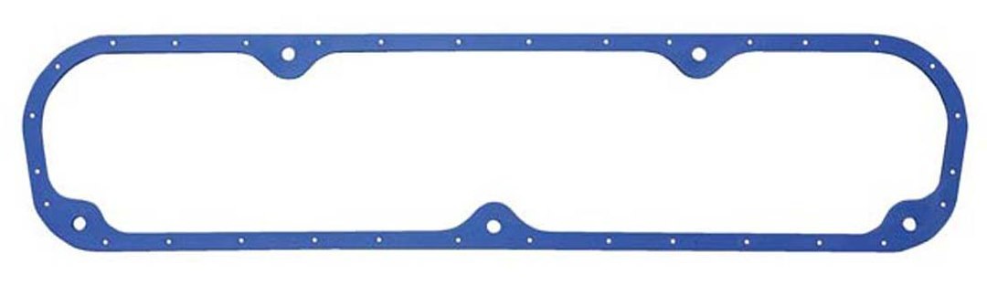 Moroso Valve Cover Gasket, 40 Durometer 100 Percent Pure Silicone Molded Over and Vulcanized to a Rigid Steel Frame, 3/16 Inch Thick, Set of 2 – 93050