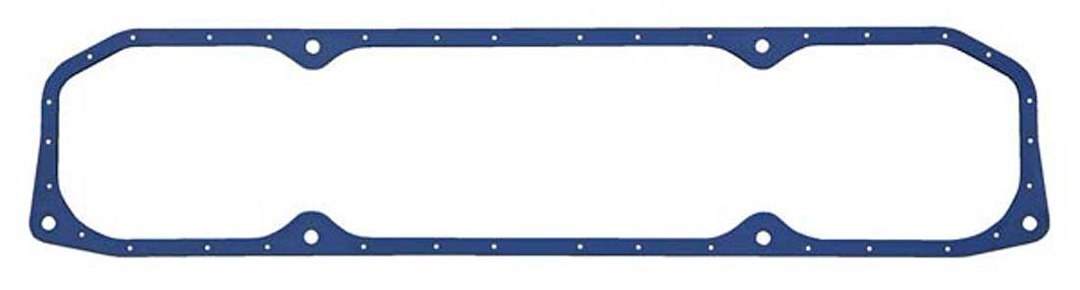Moroso Valve Cover Gasket, 40 Durometer 100 Percent Pure Silicone Molded Over and Vulcanized to a Rigid Steel Frame, 3/16 Inch Thick, Set of 2 – 93055