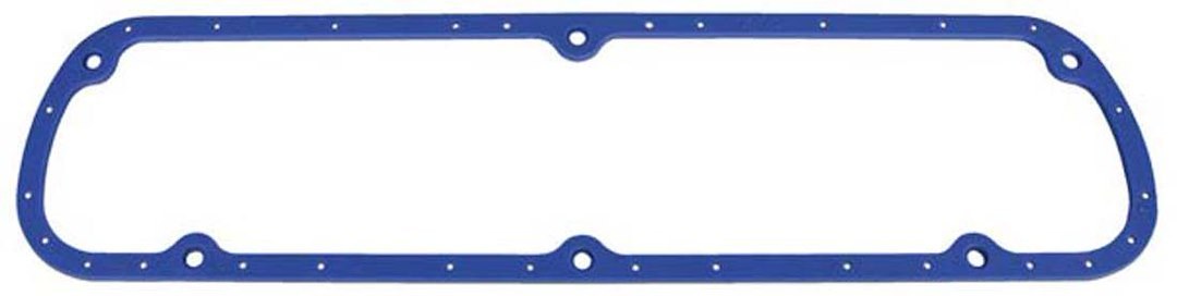 Moroso Valve Cover Gasket, 40 Durometer 100 Percent Pure Silicone Molded Over and Vulcanized to a Rigid Steel Frame, 3/16 Inch Thick, Set of 2 – 93060
