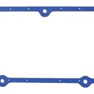 Moroso Valve Cover Gasket, 40 Durometer 100 Percent Pure Silicone Molded Over and Vulcanized to a Rigid Steel Frame, 3/16 Inch Thick, Set of 2 – 93065