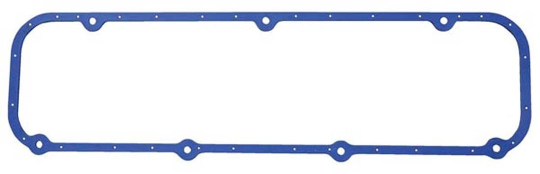 Moroso Valve Cover Gasket, 40 Durometer 100 Percent Pure Silicone Molded Over and Vulcanized to a Rigid Steel Frame, 3/16 Inch Thick, Set of 2 – 93065