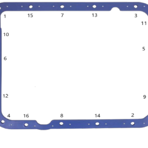 Moroso Auto Trans Fluid Pan Gasket, 700R4/ 4L80, 3/16 Inch Thick, 40 Durometer Rubber That Is Vulcanized to a Rigid Steel Frame. – 93104