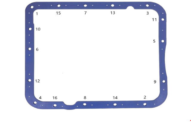 Moroso Auto Trans Fluid Pan Gasket, 700R4/ 4L80, 3/16 Inch Thick, 40 Durometer Rubber That Is Vulcanized to a Rigid Steel Frame. – 93104