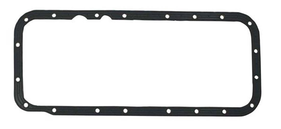 Moroso Oil Pan Gasket, For Use with Chrysler 361-440 Engines, Steel Reinforced/ One Piece Design, Without Oil Pan Bolts – 93174