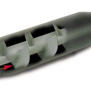 Moroso Exhaust Muffler, 2-1/2 Inch Steel Construction with Continuous Welds Ensure a Leak Free Seal, Single 2-1/2 Inch Center – 94050