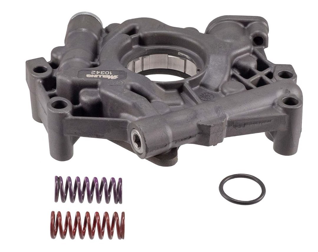 Melling Oil Pump, For Use with 5.7L and 6.1L Hemi Engines, Standard Volume, Uses 1-1/8 Inch Bolt on Screen, With Phosphate Coated Oil Pump – 10342