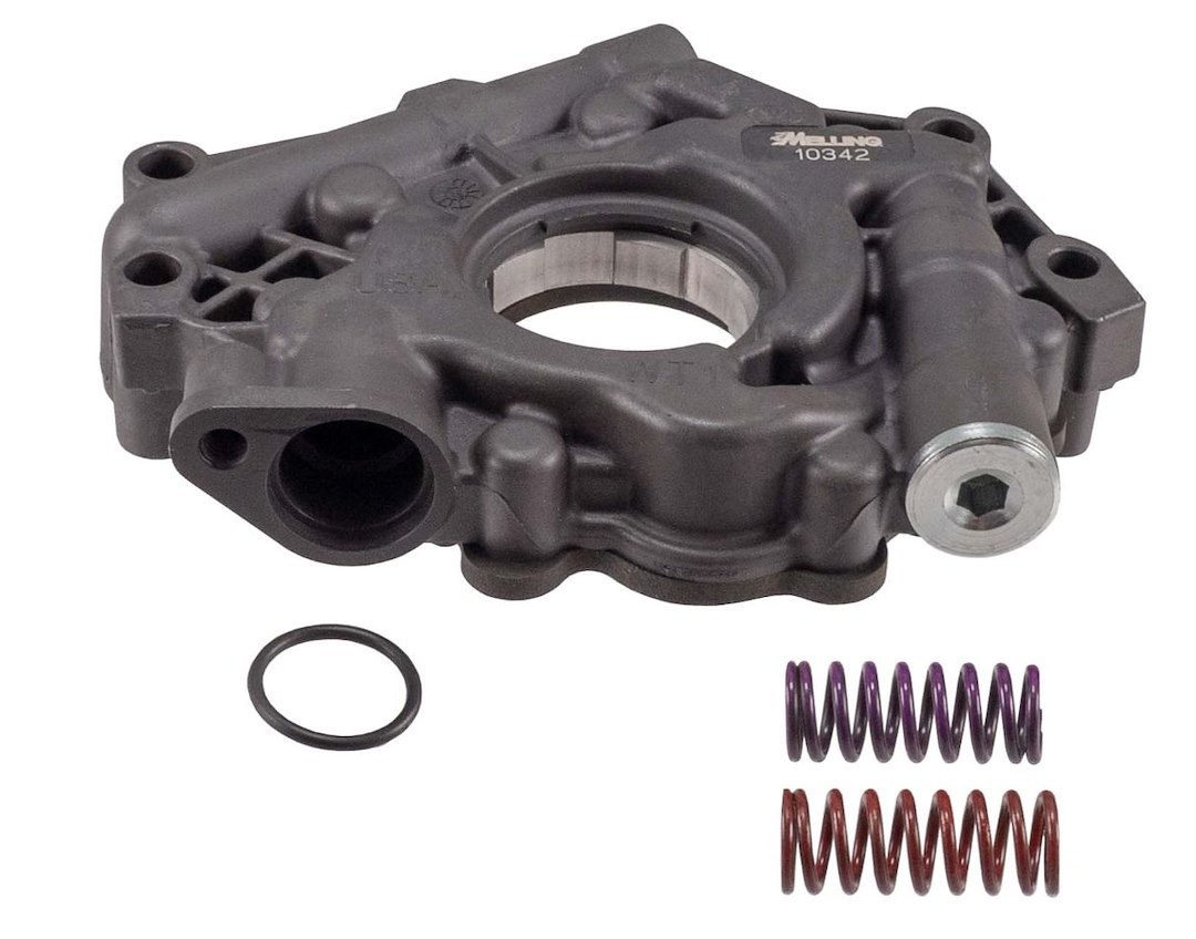Melling Oil Pump, For Use with 5.7L and 6.1L Hemi Engines, Standard Volume, Uses 1-1/8 Inch Bolt on Screen, With Phosphate Coated Oil Pump – 10342