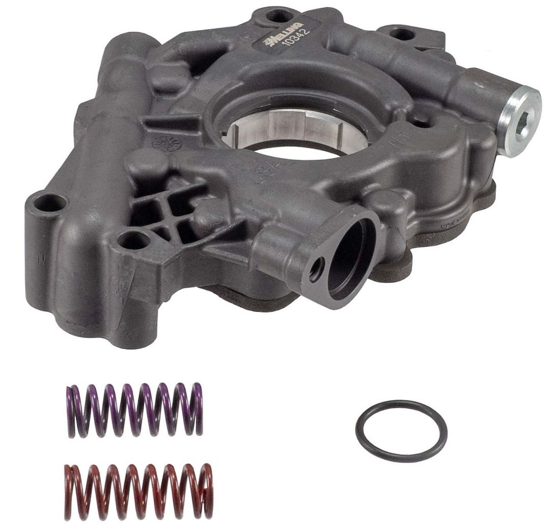 Melling Oil Pump, For Use with 5.7L and 6.1L Hemi Engines, Standard Volume, Uses 1-1/8 Inch Bolt on Screen, With Phosphate Coated Oil Pump – 10342