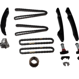 Melling Timing Gear Set, Chain Driven, Single Roller, Not Adjustable, Steel, Single-Bolt, With Tensioner/ Crankshaft Sprocket/ Timing Marks – 3-1069SA