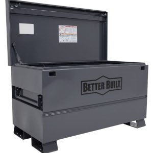 Better Built Tool Box, Chest, Single Lid, Powder Coated, Gray, Steel, 48 Inch Length X 24 Inch Width X 28 Inch Height, 18.7 Cubic Foot – 2048-BB