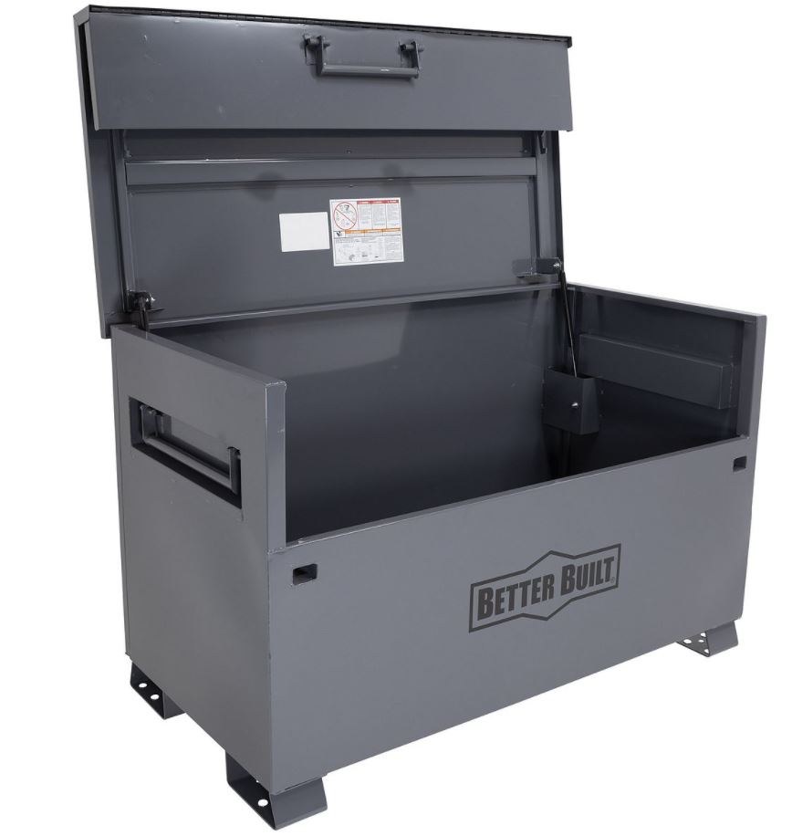 Better Built Tool Box, Low Profile Piano Box, Single Lid, Powder Coated, Gray, Steel, 60 Inch Length X 30 Inch Width X 34.3 Inch Height – 2069-BB