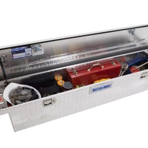 Better Built Tool Box, Crown Series, Crossover, Slim, Low Profile, Single Lid, Diamond Tread, Bright, Aluminum – 73010284